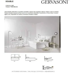 Sale Letto matrimoniale con contenitore Double a prezzo scontato Letti