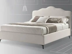 Letto matrimoniale con contenitore Barbara tessuto Stilfar a prezzo scontato^Stilfar Italia Best
