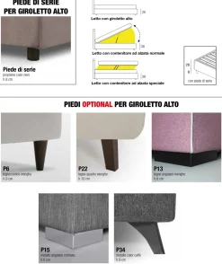 Letto matrimoniale con contenitore Fox a prezzo scontato^Salvetti New