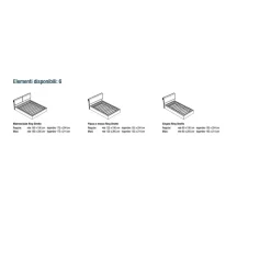 Letto matrimoniale con contenitore Victoria a prezzo scontato^Collezione esclusiva