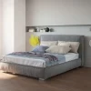 Outlet Letto matrimoniale con contenitore Letto mod.sand di con  contenitore scontato del 30% a prezzo ribassato Letti