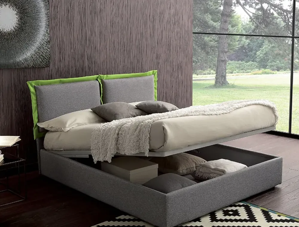 Letto matrimoniale con contenitore Arca a prezzo ribassato^Artigianale Clearance