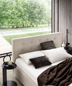 New Letto matrimoniale con gambe Tender a prezzo scontato Letti