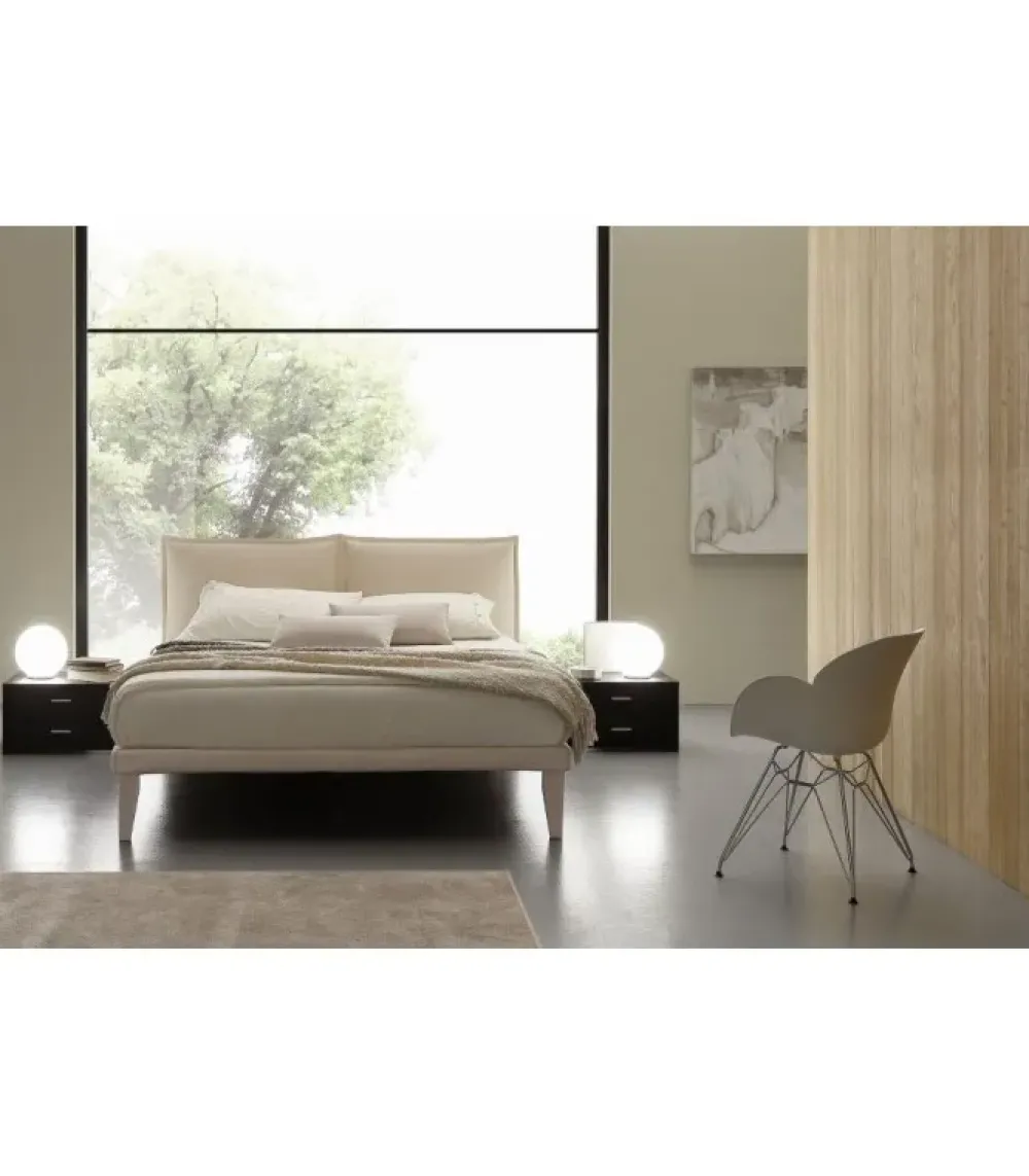 Sale Letto matrimoniale con gambe Denise a prezzo ribassato Letti