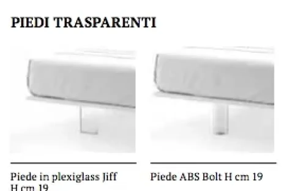 Md work Letto matrimoniale con gambe Jool s. a prezzo scontato- Letti