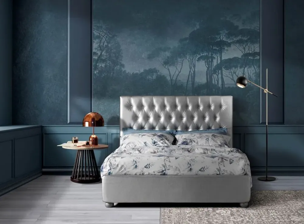 Md work Letto matrimoniale con gambe Mod. web a prezzo scontato- Letti