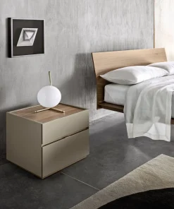 Clearance Letto matrimoniale con gambe Folio legno   a prezzo ribassato Letti