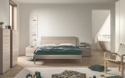 Letto matrimoniale con gambe Easy a prezzo scontato^ZG Mobili Outlet