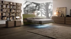 New Letto matrimoniale con gambe Letto plana a prezzo ribassato Letti