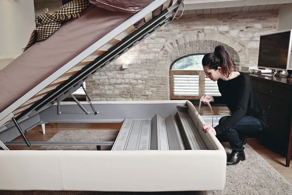 Noctis Letto matrimoniale con gambe London a prezzo riservato- Letti