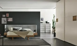 Letto matrimoniale con giroletto Fuji a prezzo scontato^Artigianale Best