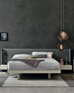 Letto matrimoniale con giroletto Fuji a prezzo scontato^Artigianale Best