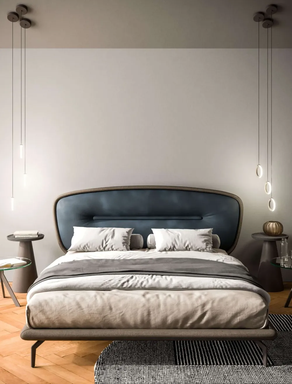 Ozzio Letto matrimoniale con giroletto Romance a prezzo scontato- Letti