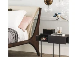 Letto matrimoniale con giroletto Nelson a prezzo scontato^Cattelan Italia Outlet