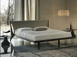 Letto matrimoniale con giroletto Nelson a prezzo scontato^Cattelan Italia Outlet
