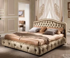 Letto matrimoniale con giroletto Letto velluto 180x200 o 160x200 principato di monaco   a prezzo scontato^Md work Hot