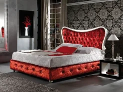 Md work Letto matrimoniale con giroletto Letto matrimoniale luxury swarovski a prezzo scontato- Letti