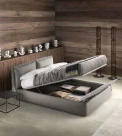 Outlet Letto matrimoniale con giroletto Quiet a prezzo ribassato Letti