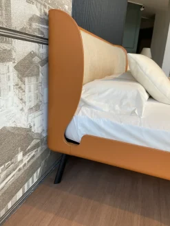 Bolzan Letto matrimoniale con piedini Gabri a prezzo ribassato- Letti