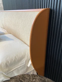 Bolzan Letto matrimoniale con piedini Gabri a prezzo ribassato- Letti