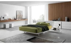 Outlet Letto matrimoniale con piedini Aqua a prezzo ribassato Letti