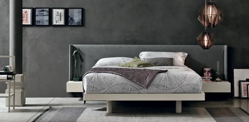 Tomasella Letto matrimoniale con piedini Fusion a prezzo riservato- Letti