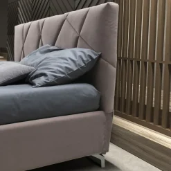 Stilfar Italia Letto matrimoniale con piedini Chiara con rete di struttura a prezzo riservato- Letti