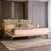 New Letto matrimoniale con piedini Cayman outlet a prezzo scontato Letti