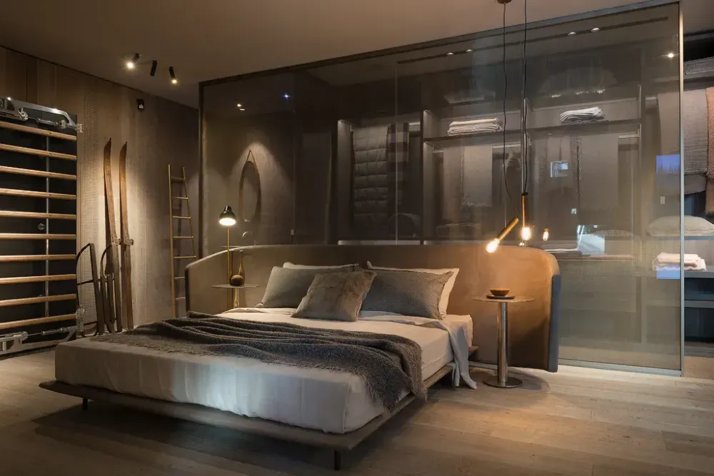 Letto matrimoniale design Noctis a prezzo scontato Letti