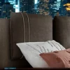 Letto matrimoniale design Letto imbottito road a prezzo scontato^Mobilificio Bellutti Sale