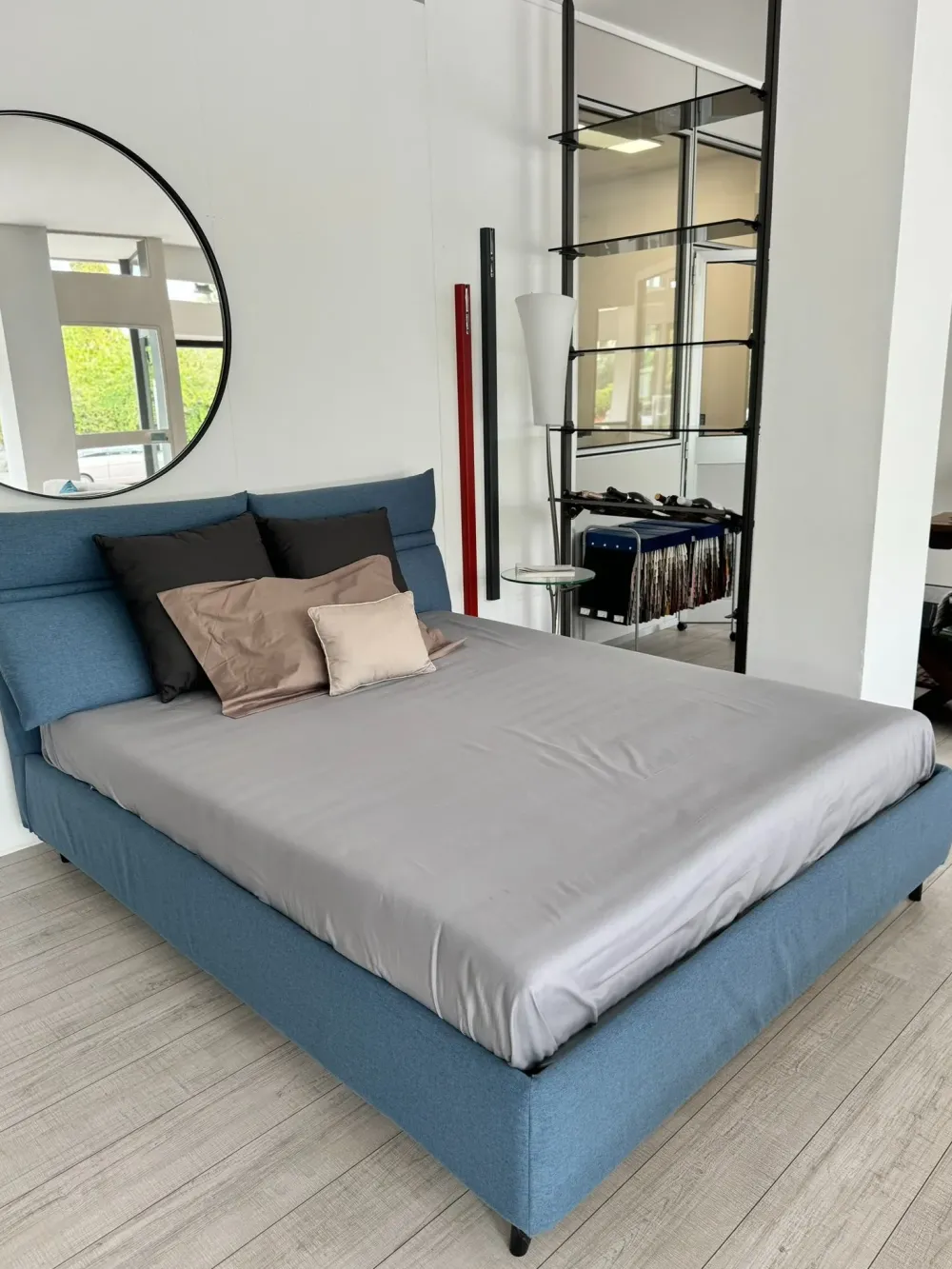 Rosini Letto matrimoniale design Linus a prezzo ribassato- Letti