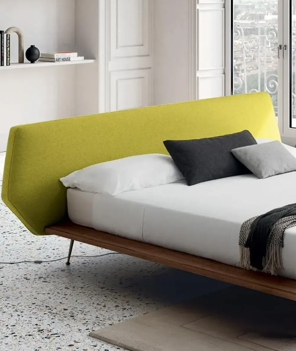 Felis Letto matrimoniale design Taipei wood a prezzo ribassato- Letti