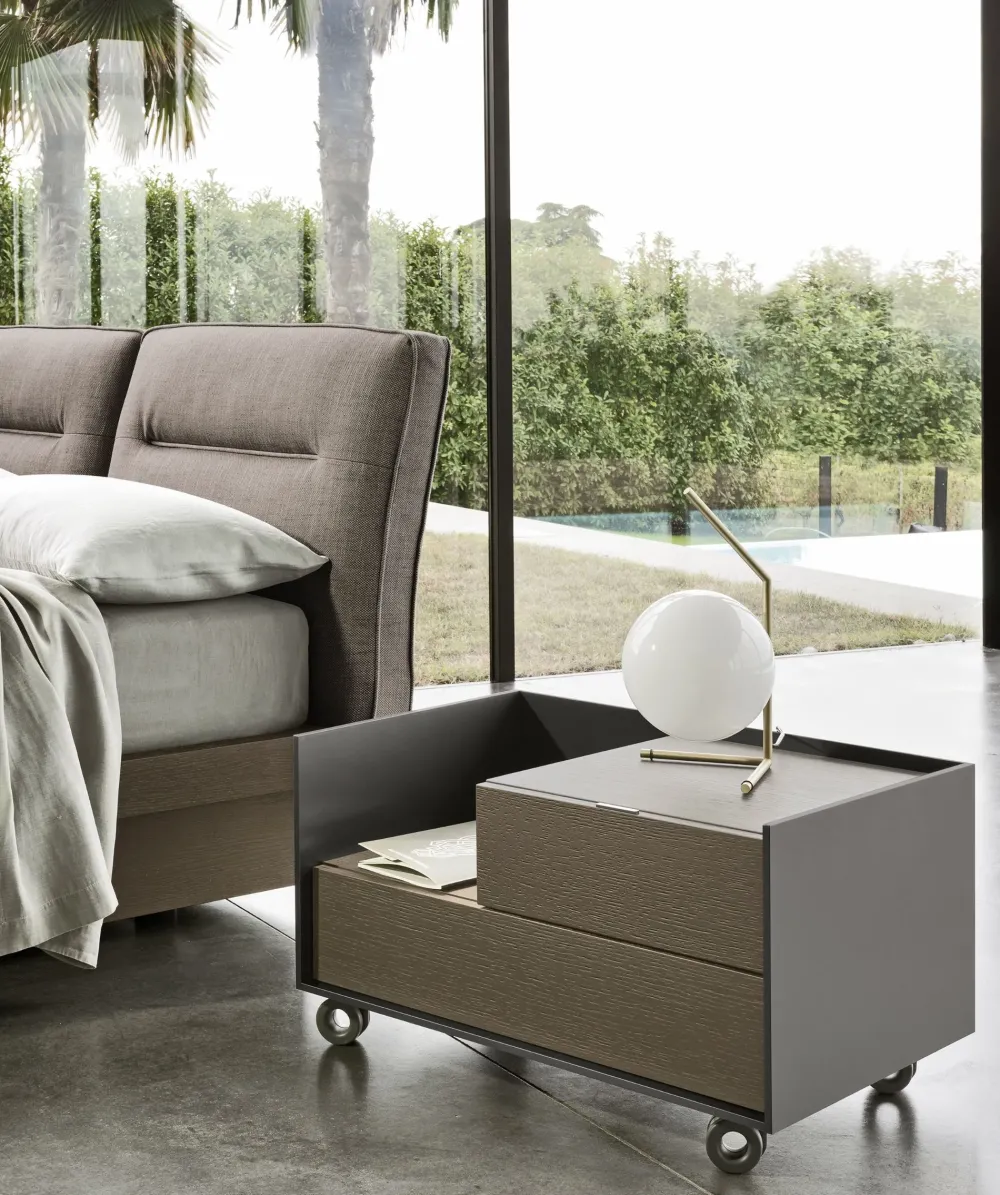 Discount Letto matrimoniale design Milo a prezzo scontato Letti