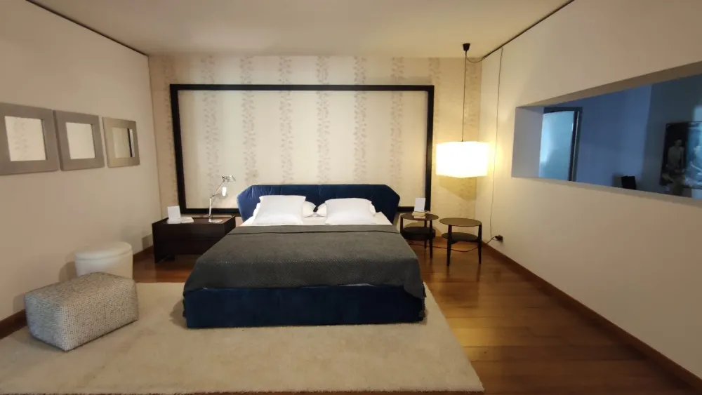 Letto matrimoniale design New york box a prezzo scontato^Saba Online