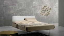 Letto matrimoniale imbottito brillante, autoportante di Bside. Sconto!^Samoa Best