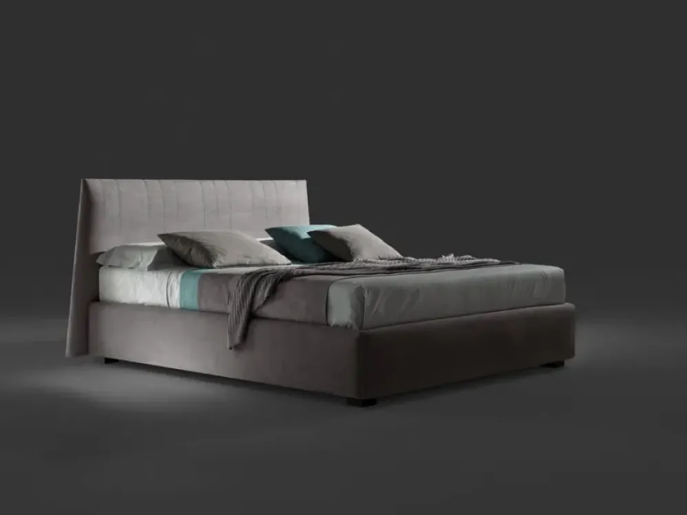 Letto matrimoniale imbottito JC di Bside scontato del 30%.^Samoa Best