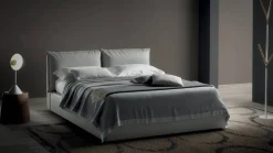 Letto matrimoniale imbottito Quiet di Bside. Ribasso IMPERDIBILE!^Samoa Outlet