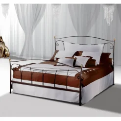 Pama Letti Letto matrimoniale Letto matrimoniale in ferro cleopatra con uno sconto IMPERDIBILE- Letti