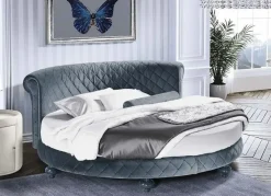 Best Letto matrimoniale Letto rotondo luxury velluto con uno sconto IMPERDIBILE Letti