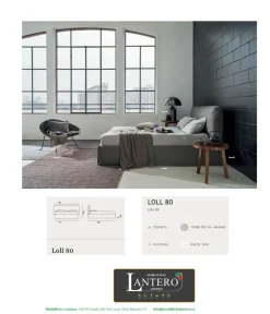 Gervasoni Letto matrimoniale Letto matrimoniale loll con uno sconto IMPERDIBILE- Letti