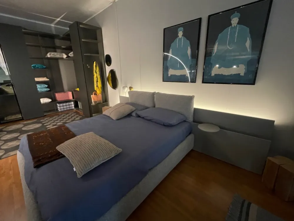 Sale Letto matrimoniale moderno Let' space a prezzo ribassato Letti