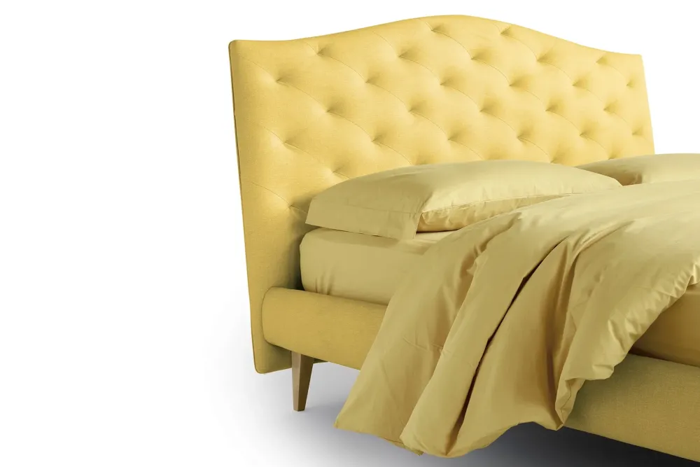 Noctis Letto matrimoniale moderno Lyle capitonnè a prezzo scontato- Letti