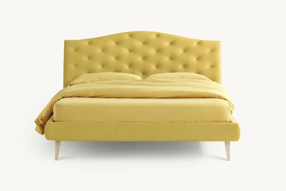 Noctis Letto matrimoniale moderno Lyle capitonnè a prezzo scontato- Letti