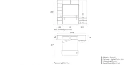 Letto matrimoniale moderno Letto/scrivania/libreria/armadio a prezzo ribassato Letti
