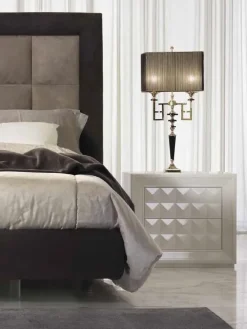 Sale Letto matrimoniale moderno Letto scamosciato a prezzo scontato Letti