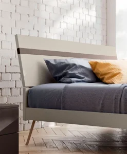 Orme Letto matrimoniale moderno Elga * a prezzo ribassato- Letti