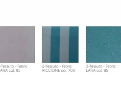 New Letto matrimoniale moderno Carolina 3 tessuti Stilfar a prezzo scontato Letti