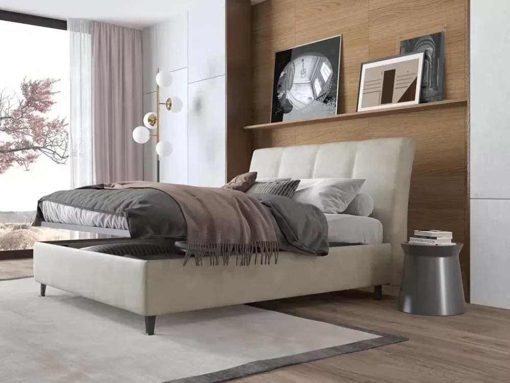 Letto matrimoniale moderno 02 a prezzo ribassato^Artigianale Clearance