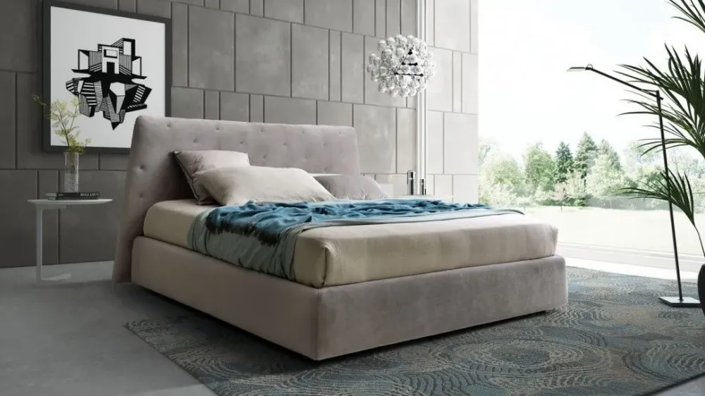 Outlet Letto matrimoniale moderno Atium a prezzo ribassato Letti