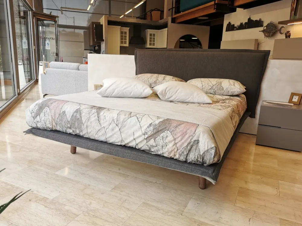 Pianca Letto matrimoniale moderno Aladino a prezzo scontato- Letti